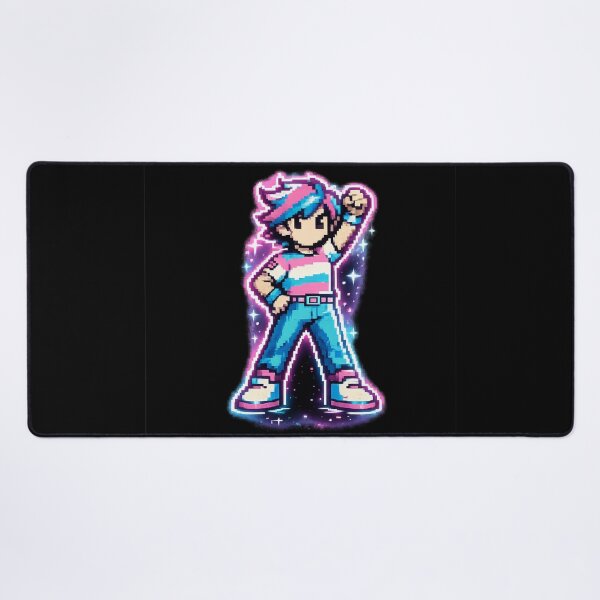 Item preview, Pixel Art Retro 80s Hero Character - Vintage Gaming designed and sold by irfanshikh.