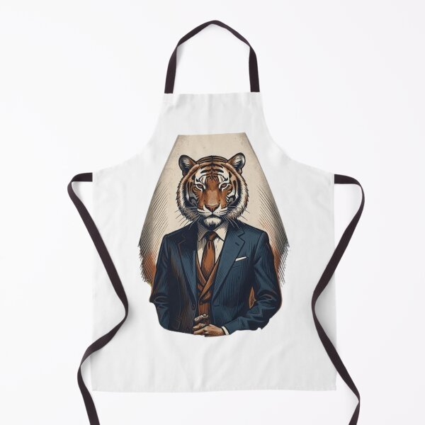 Artikelvorschau, Tigergesicht und männlicher menschlicher Körper entworfen und verkauft von The best online style shop.