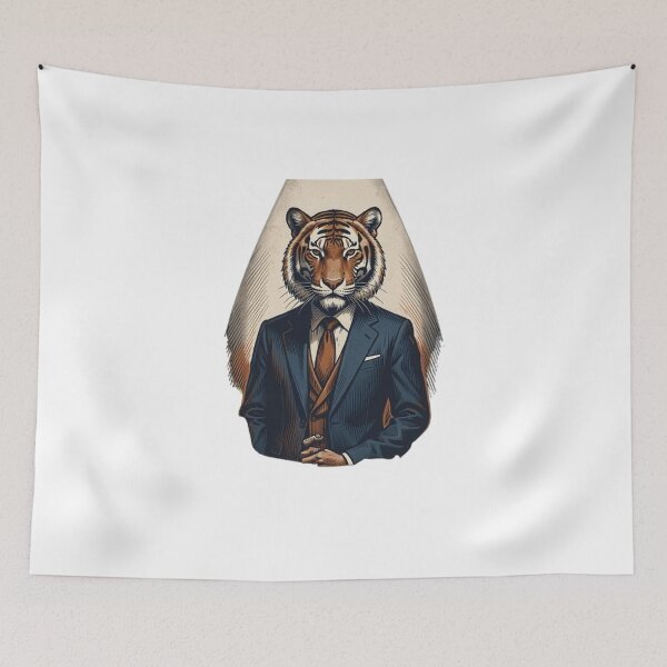 Item preview, Tiger face and male human body designed and sold by The best online style shop.