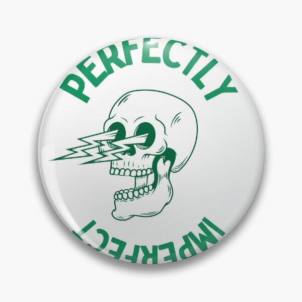 Item preview, Perfectly Imperfect Skull designed and sold by Grandtshirt | Creative Print Designs.