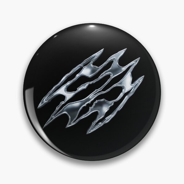 Item preview, 3D Chrome Metal Claw Scratch designed and sold by Choorstar.