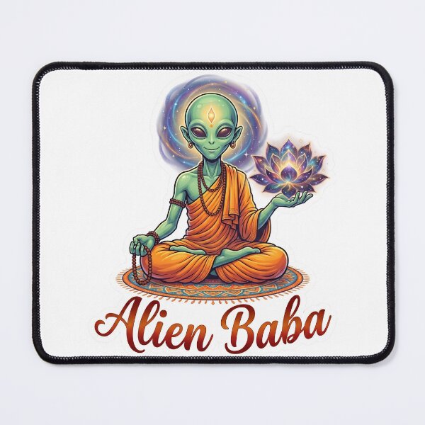 Item preview, Space Swami Alien Baba Sticker designed and sold by krazzyremo.