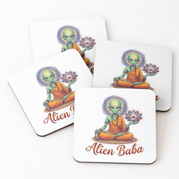 Item preview, Space Swami Alien Baba Sticker designed and sold by krazzyremo.
