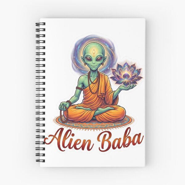 Item preview, Space Swami Alien Baba Sticker designed and sold by krazzyremo.