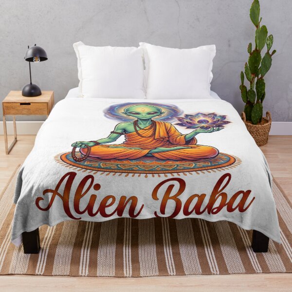 Item preview, Space Swami Alien Baba Sticker designed and sold by krazzyremo.