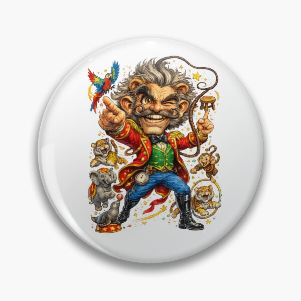 Item preview, Funny Circus Ringmaster designed and sold by AlexLineArt.