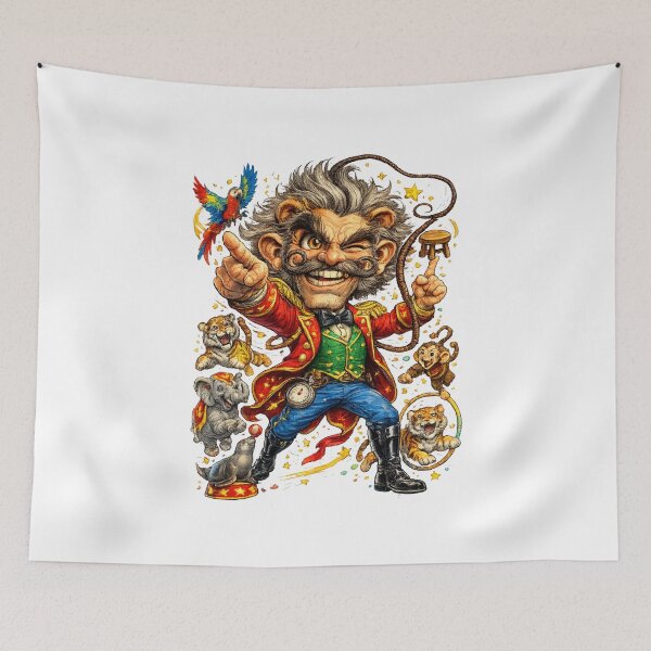 Item preview, Funny Circus Ringmaster designed and sold by AlexLineArt.