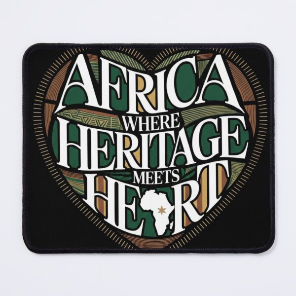 Item preview, Africa Heritage Heart – Where Roots Meet Love On designed and sold by DesigntshirtWB.