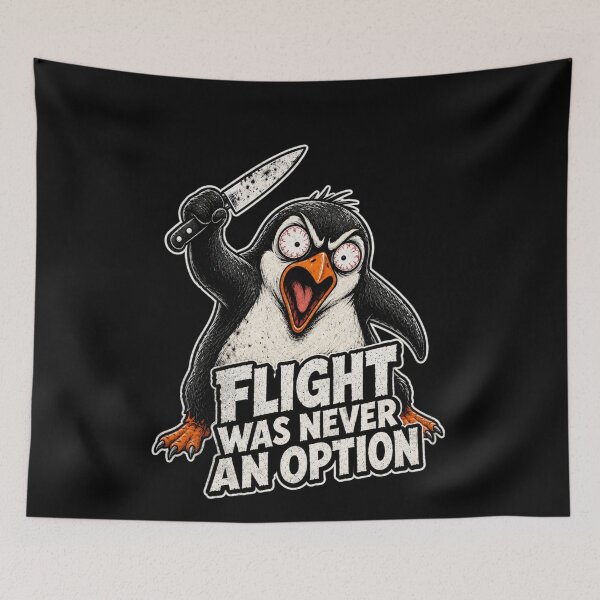 Item preview, Flight Was Never An Option Penguin  designed and sold by IdealDo.