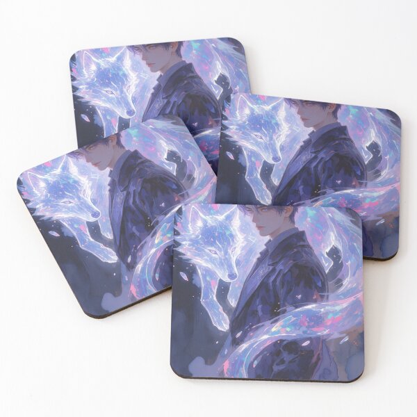 Item preview, Wolf Familiar — Radiant Crystalline Spirit designed and sold by BubbleCutie.