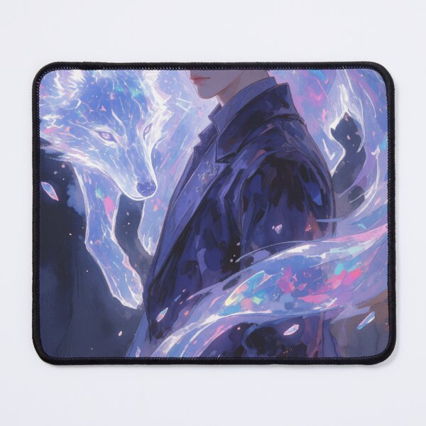 Item preview, Wolf Familiar — Radiant Crystalline Spirit designed and sold by BubbleCutie.