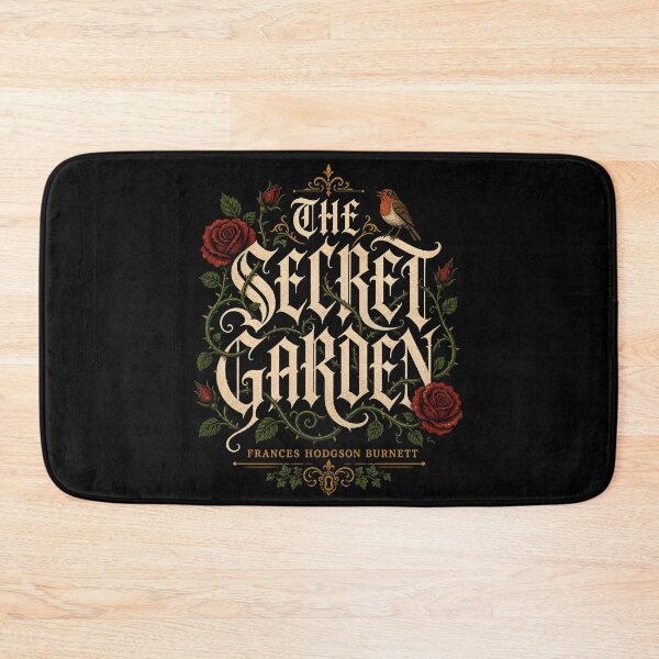 Item preview, The Secret Garden Frances Hodgson Burnett Gothic Cursive Keyhole designed and sold by Fenay Designs.