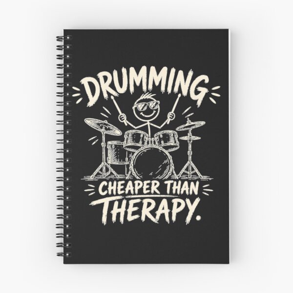 Item preview, Drumming Cheaper Than Therapy designed and sold by Evelashop.