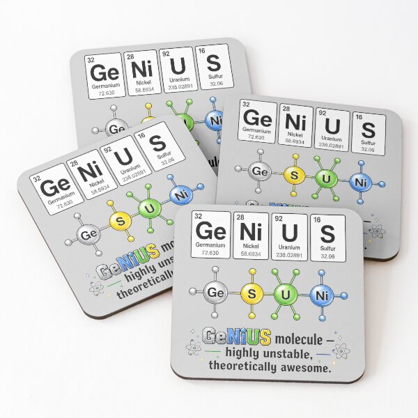 Item preview, GeNiUS Nerd Elemental Nerd Shirt designed and sold by digital-savant.