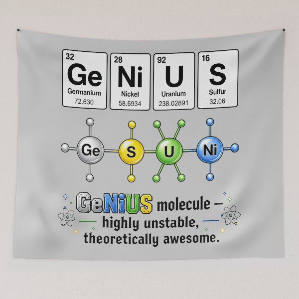 Item preview, GeNiUS Nerd Elemental Nerd Shirt designed and sold by digital-savant.