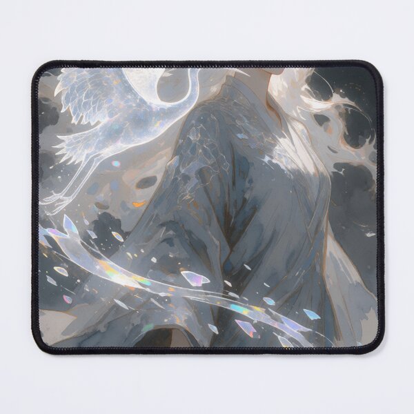Item preview, Crane Familiar - Radiant Crystalline Spirit Art designed and sold by BubbleCutie.