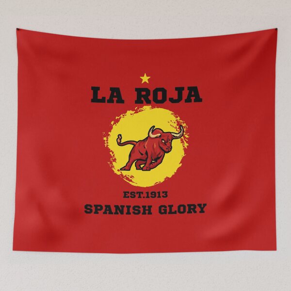 Item preview, La Roja Spanish Bull Football Fan Graphic designed and sold by WildTrace.
