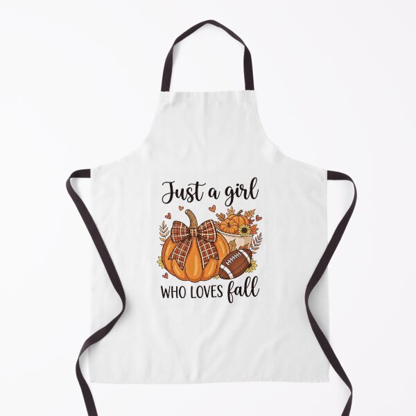 Item preview, Just A Girl Who Loves Fall Pumpkin Football designed and sold by Steele-Art.