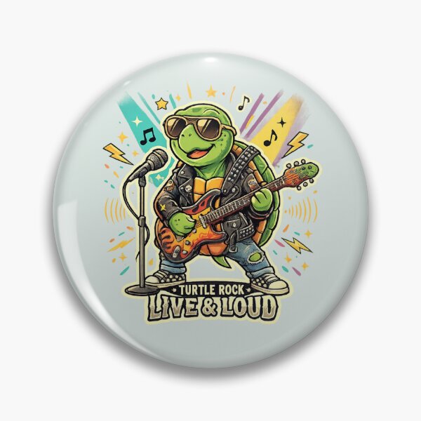 Item preview, Live & Loud Rock Turtle designed and sold by Safe Haven Pets.