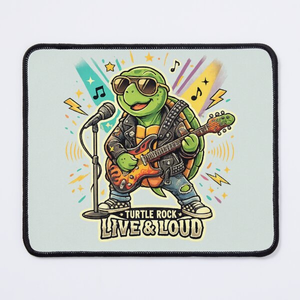 Item preview, Live & Loud Rock Turtle designed and sold by Safe Haven Pets.