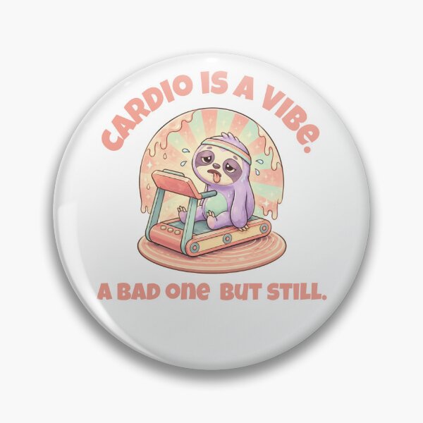 Artikelvorschau, Funny Sloth Cardio Treadmill Kawaii Gym Design entworfen und verkauft von CrtclMess.