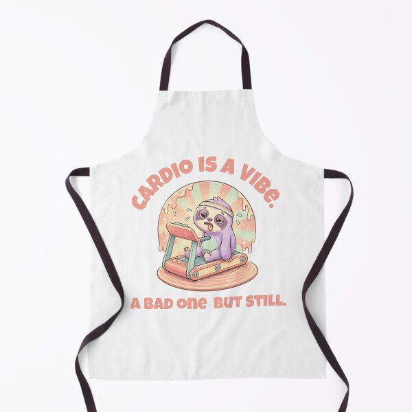 Item preview, Funny Sloth Cardio Treadmill Kawaii Gym Design designed and sold by CrtclMess.