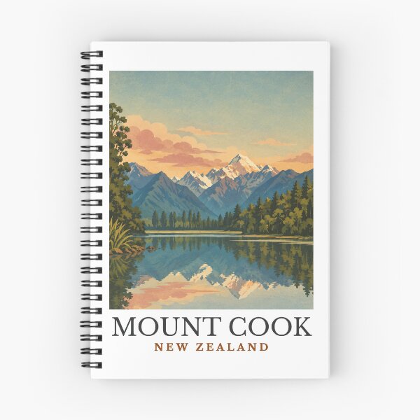 Item preview, Mount Cook - New Zealand designed and sold by GoodOldVintage.
