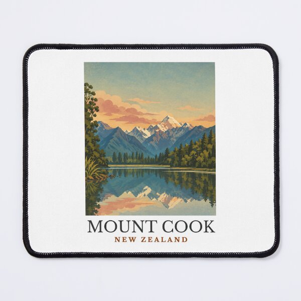 Item preview, Mount Cook - New Zealand designed and sold by GoodOldVintage.