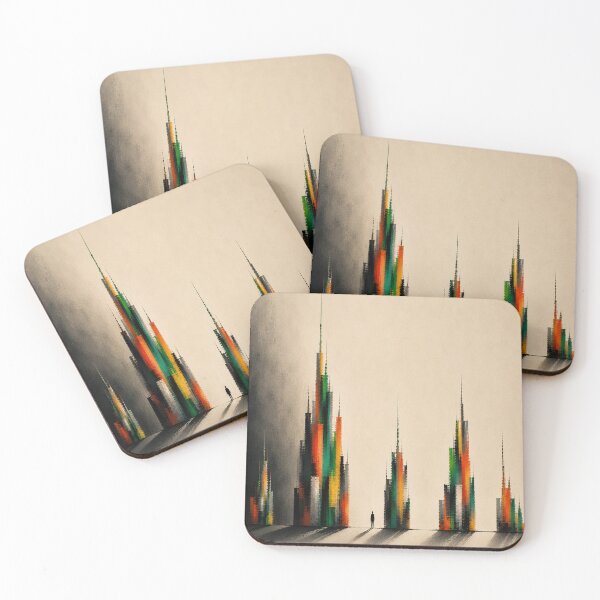 Item preview, Abstract City Skyline designed and sold by Ingorgia Studio.