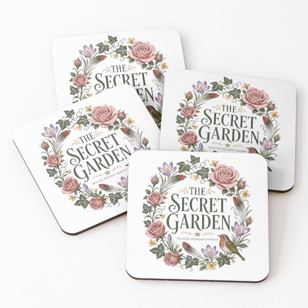 Item preview, The Secret Garden Floral Wreath Pink Roses Crocus Robin Bird designed and sold by Fenay Designs.