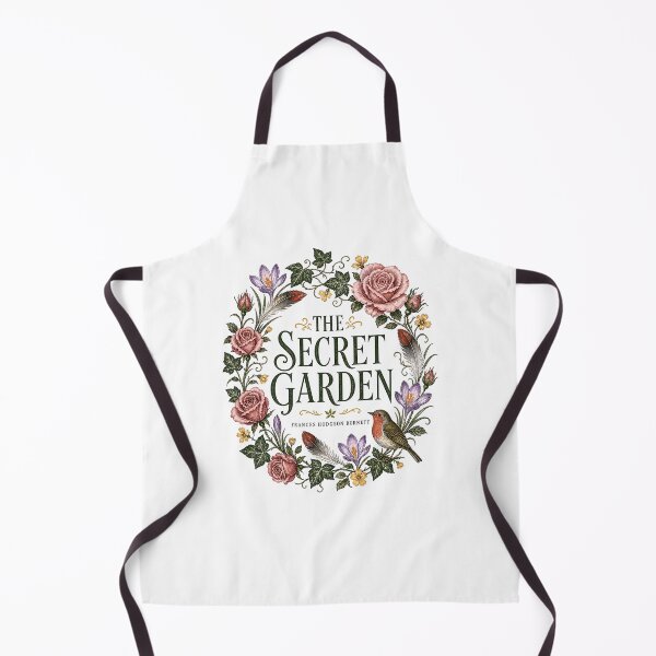 Item preview, The Secret Garden Floral Wreath Pink Roses Crocus Robin Bird designed and sold by Fenay Designs.