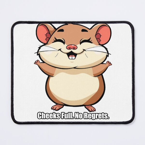 Item preview, Hamster - Cheeks Full No Regrets - Funny Hamster Gift designed and sold by pawdrops.