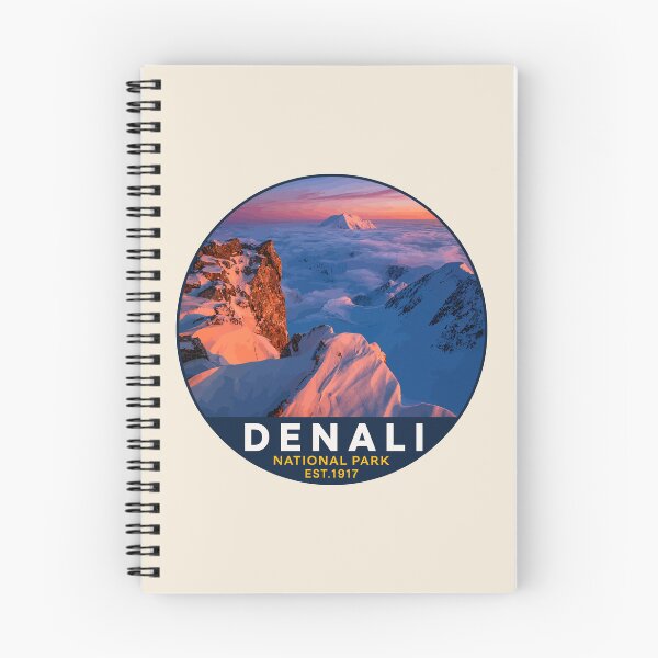 Item preview, Denali National Park Retro Mountain Wilderness designed and sold by Gideon Emmerich.