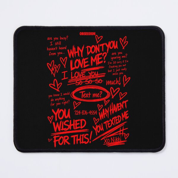 Item preview, Obsession Movie Text Art Essential designed and sold by FaizArtShop.