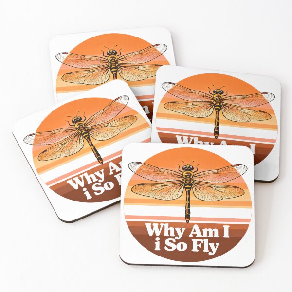 Item preview, Funny Insect Pun - Why Am I So Fly Dragonfly designed and sold by CutOutIdols.