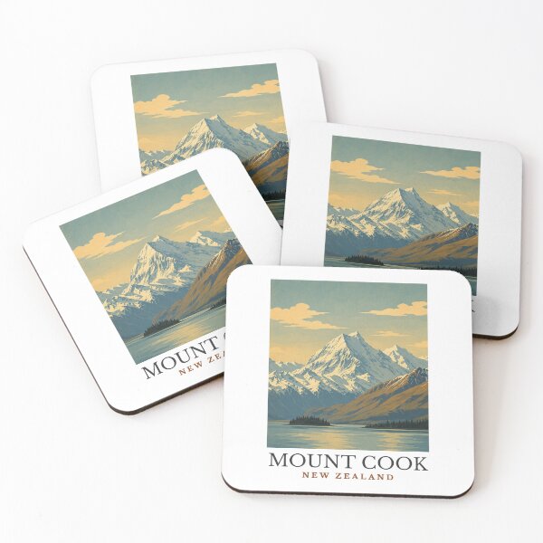 Artikelvorschau, Mount Cook – Neuseeland entworfen und verkauft von GoodOldVintage.