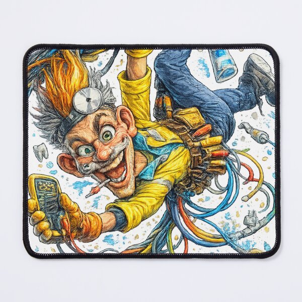 Item preview, Funny Electrician designed and sold by AlexLineArt.