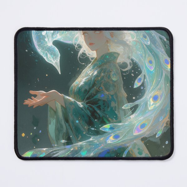 Item preview, Peacock Familiar — Radiant Crystalline Spirit designed and sold by BubbleCutie.