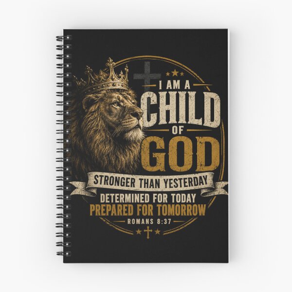 Item preview, I AM A CHILD OF GOD | CHRISTIAN LION FAITH T-SHIRT designed and sold by LowBatteryStudio ⭐.