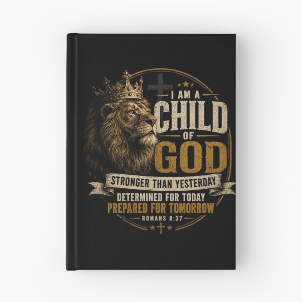 Item preview, I AM A CHILD OF GOD | CHRISTIAN LION FAITH T-SHIRT designed and sold by LowBatteryStudio ⭐.