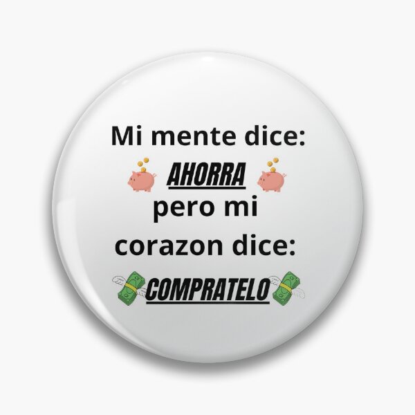 Item preview, My mind says: save up, but my heart says: buy it. designed and sold by Frasesconestilo.