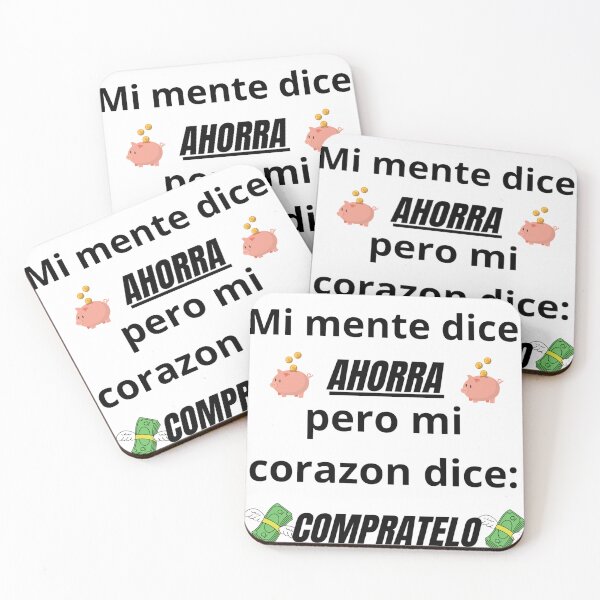 Item preview, My mind says: save up, but my heart says: buy it. designed and sold by Frasesconestilo.