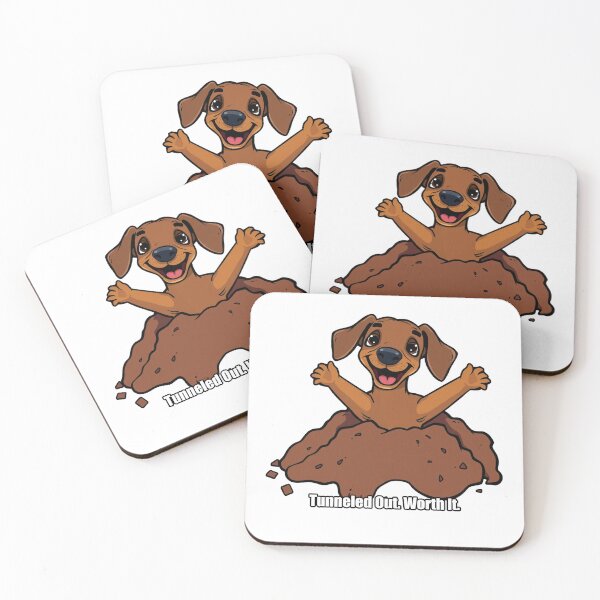 Item preview, Dachshund - Tunneled Out Worth It - Funny Dachshund Gift designed and sold by pawdrops.