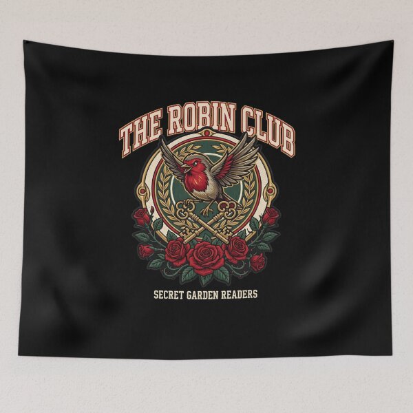 Item preview, The Robin Club Secret Garden Readers Varsity Collegiate Badge designed and sold by Fenay Designs.