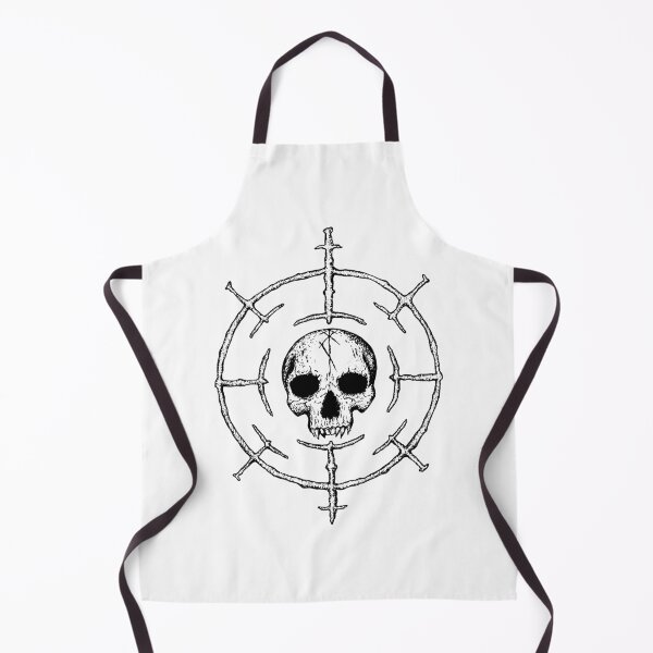 Item preview, Valr’s Sigil: Nordic Skull of the Slain Ink Drawing designed and sold by surmind.