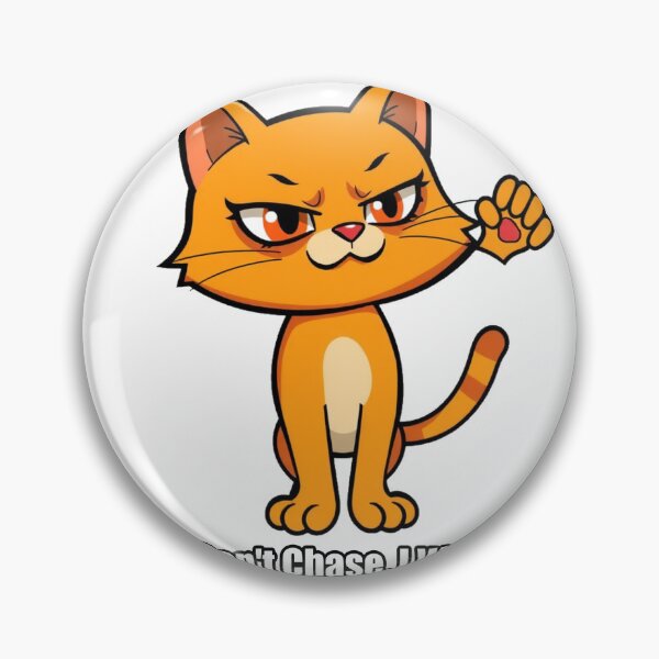 Item preview, Orange Cat - I Don't Chase I Wait - Funny Orange Cat Gift designed and sold by pawdrops.