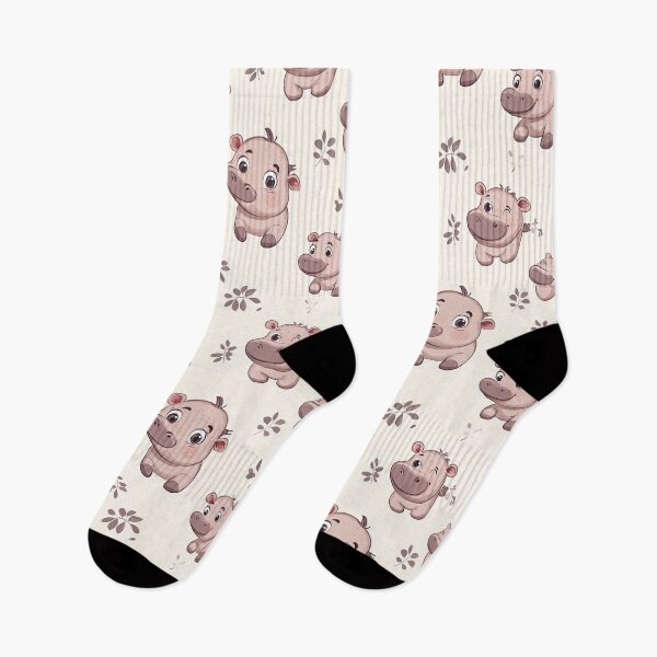 Item preview, Baby Hippo Pattern designed and sold by Pixel-Lair.