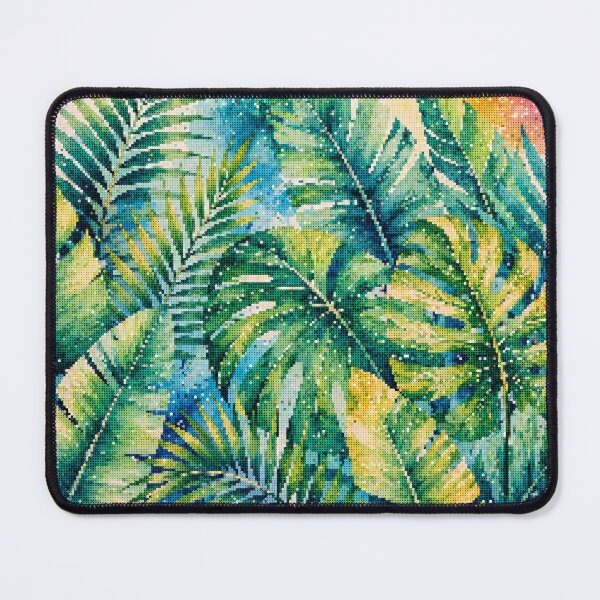 Item preview, Lush Tropical Leaves Geometric Style Botanical Art designed and sold by A-C-G.