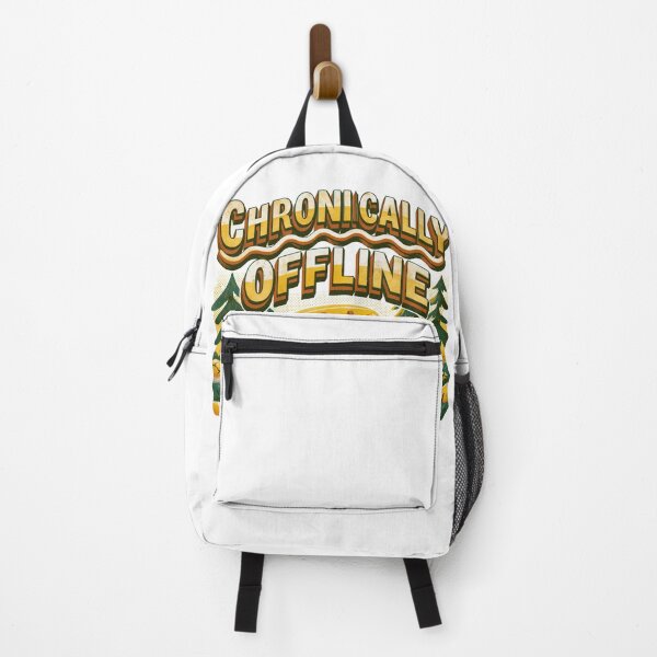 Item preview, Chronically Offline Nature Club Retro Graphic designed and sold by dragonwolfpack.