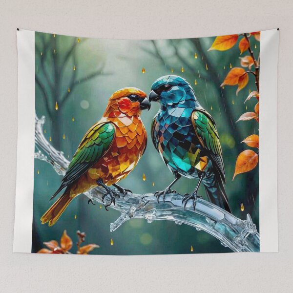 Item preview, Harmony Beyond Nature Love Birds designed and sold by Helios Be. Lavsh.
